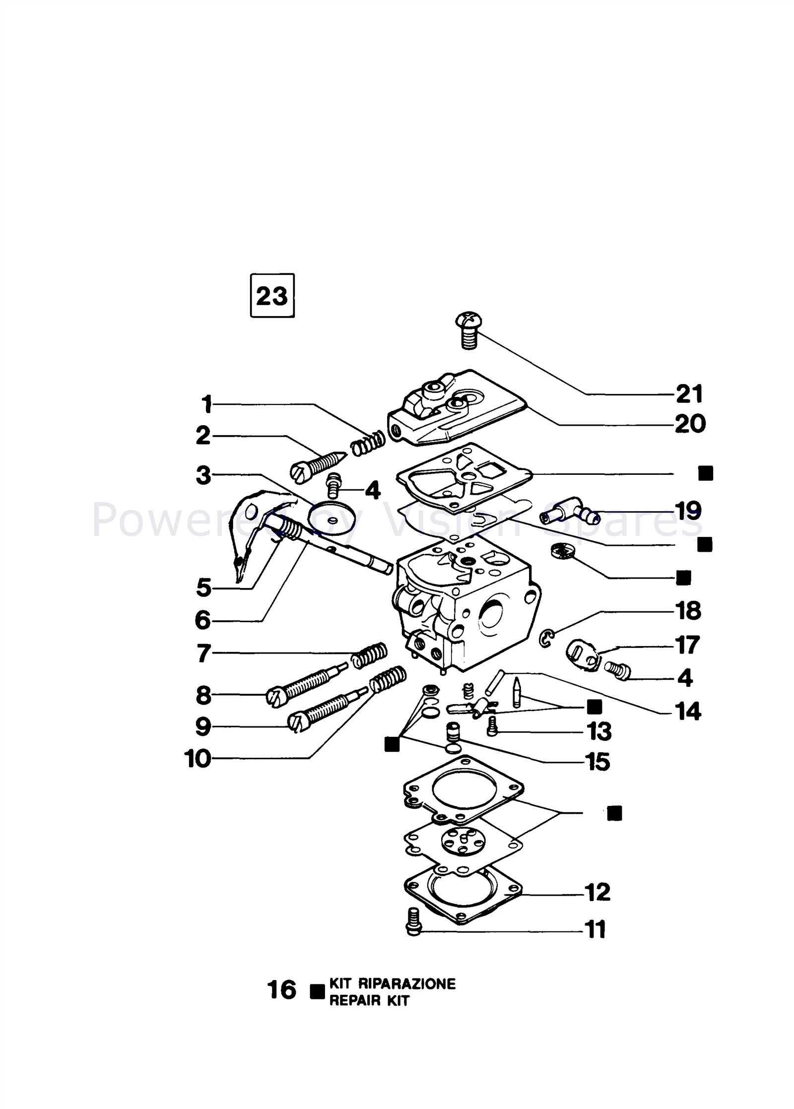 efco chainsaw parts diagram