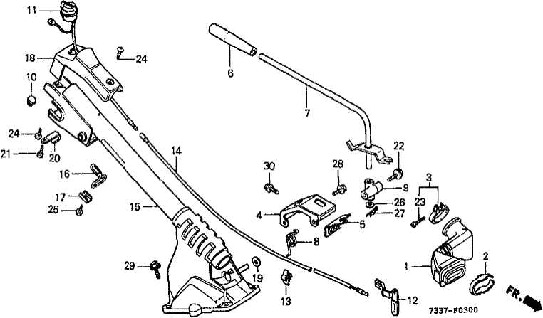 honda f501 parts diagram