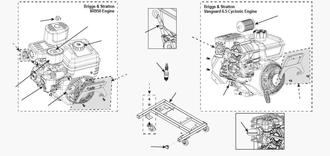 briggs and stratton 6.5 hp engine vertical shaft parts diagram