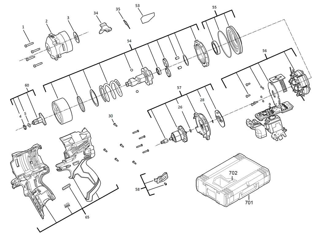 milwaukee parts diagrams