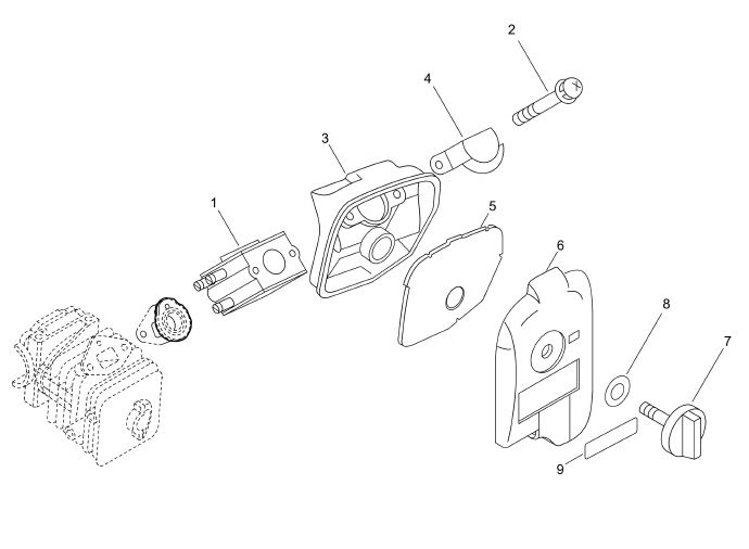 echo srm 210 parts diagram