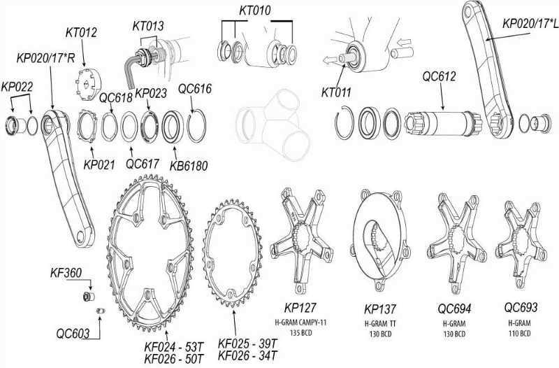 bottom bracket parts diagram