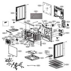 electric range parts diagram