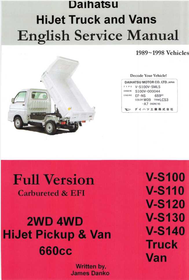 daihatsu hijet parts diagram