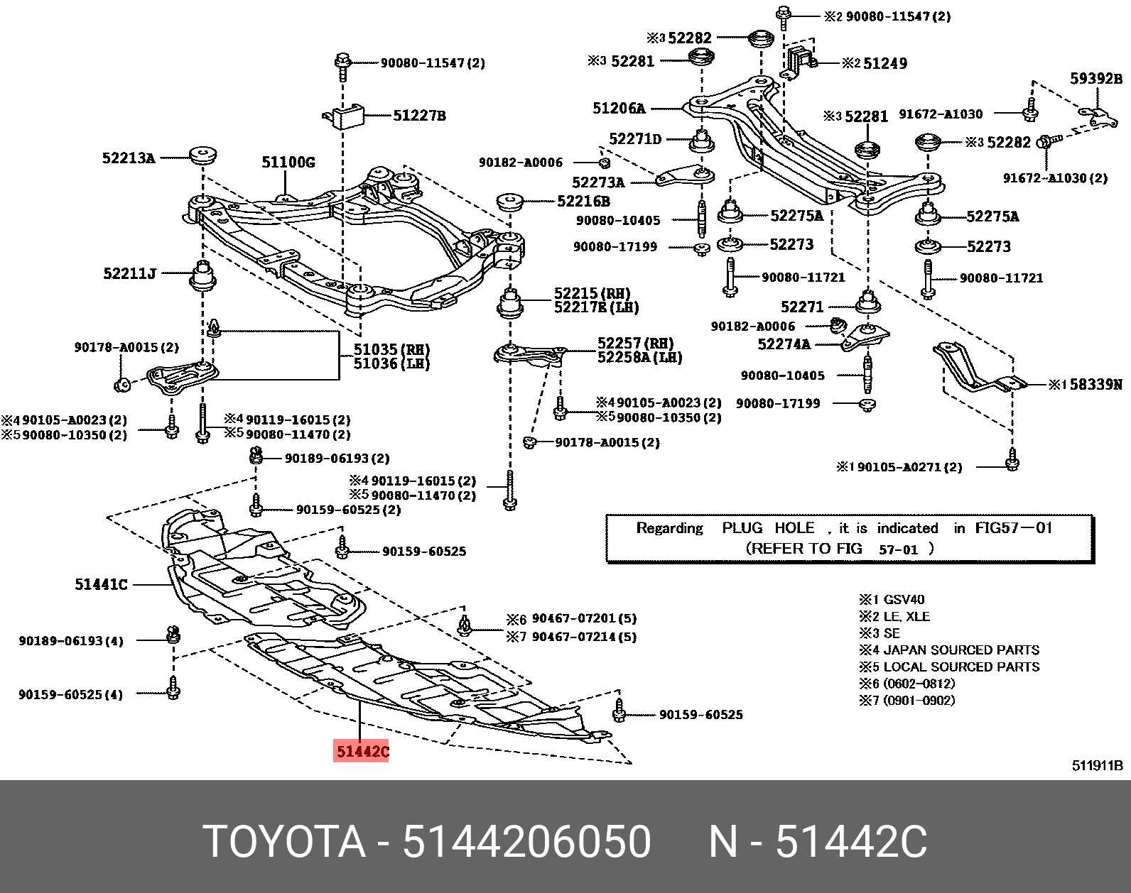 2011 toyota camry parts diagram