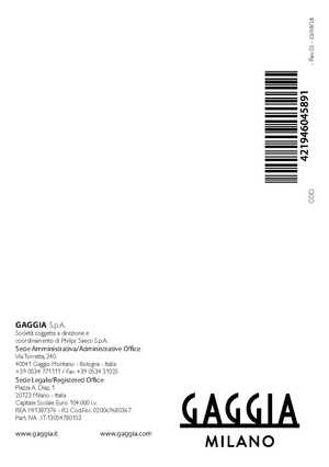 gaggia classic 2015 parts diagram