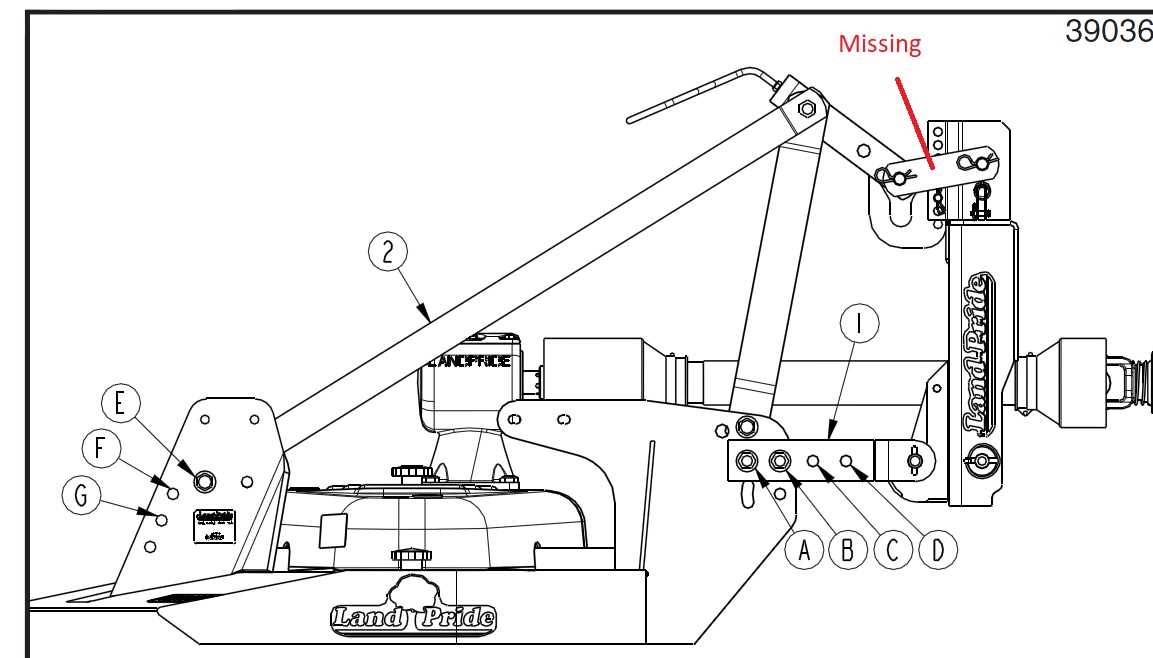 land pride fdr1660 parts diagram