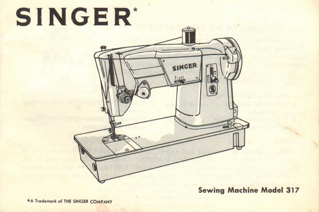 singer sewing machine parts diagram