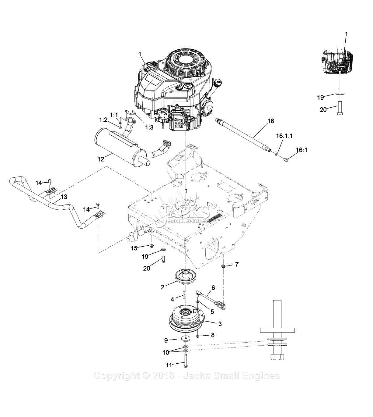 exmark turf tracer parts diagram