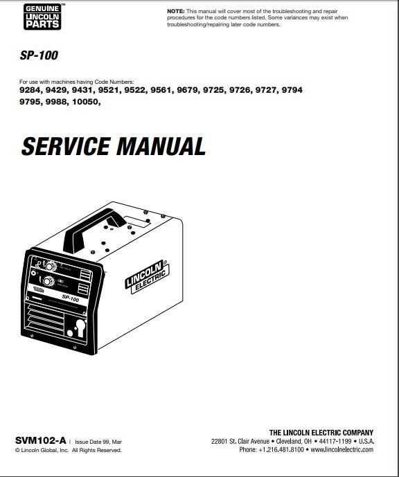 lincoln weld pak 100 parts diagram