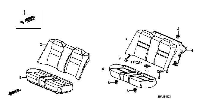 2011 honda civic parts diagram