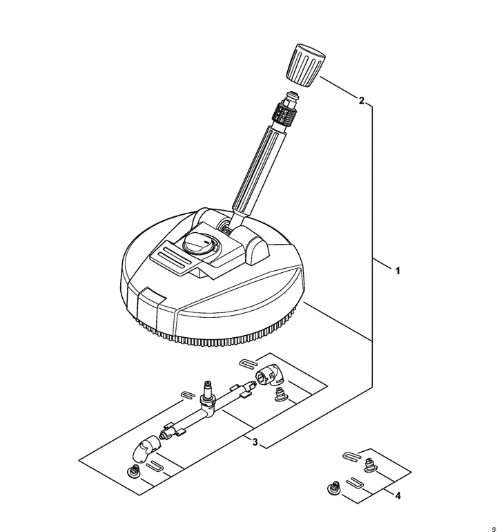 briggs and stratton surface cleaner parts diagram