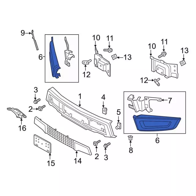 f150 body parts diagram