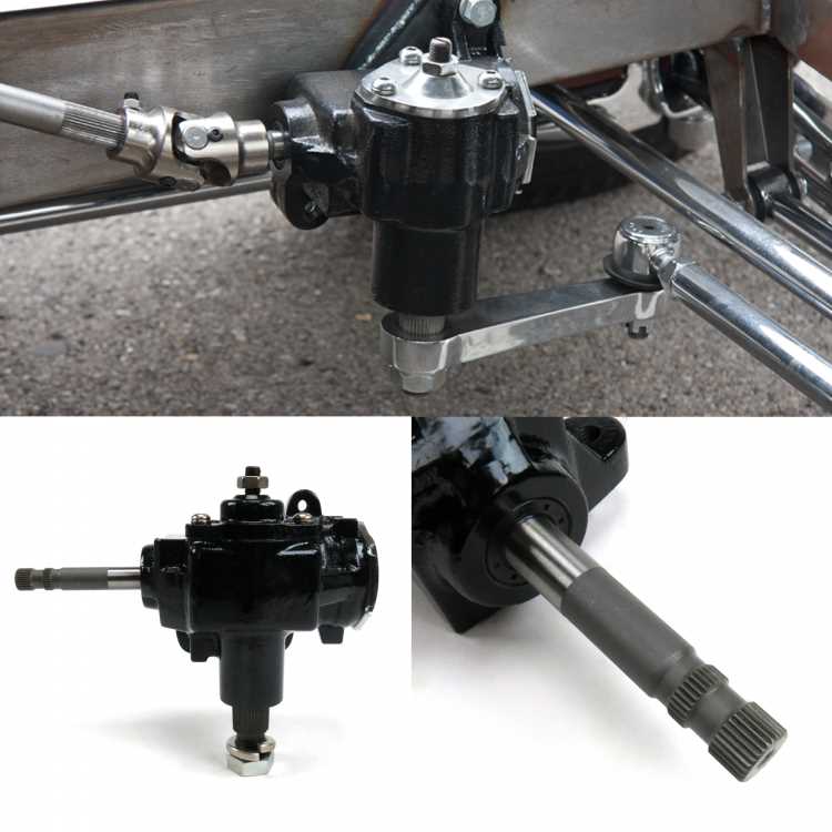 saginaw steering box parts diagram