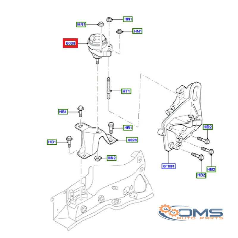 ford focus engine parts diagram