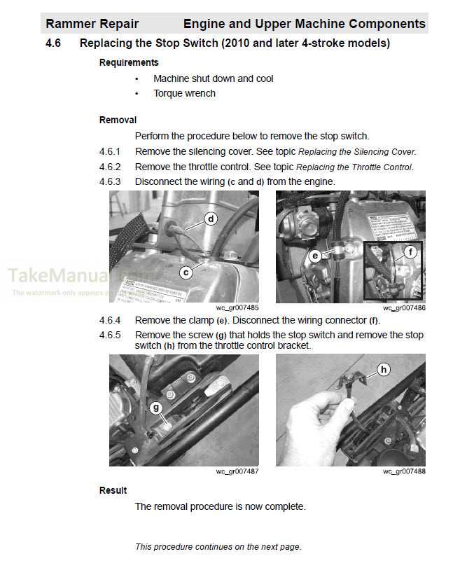 wacker bs600 parts diagram