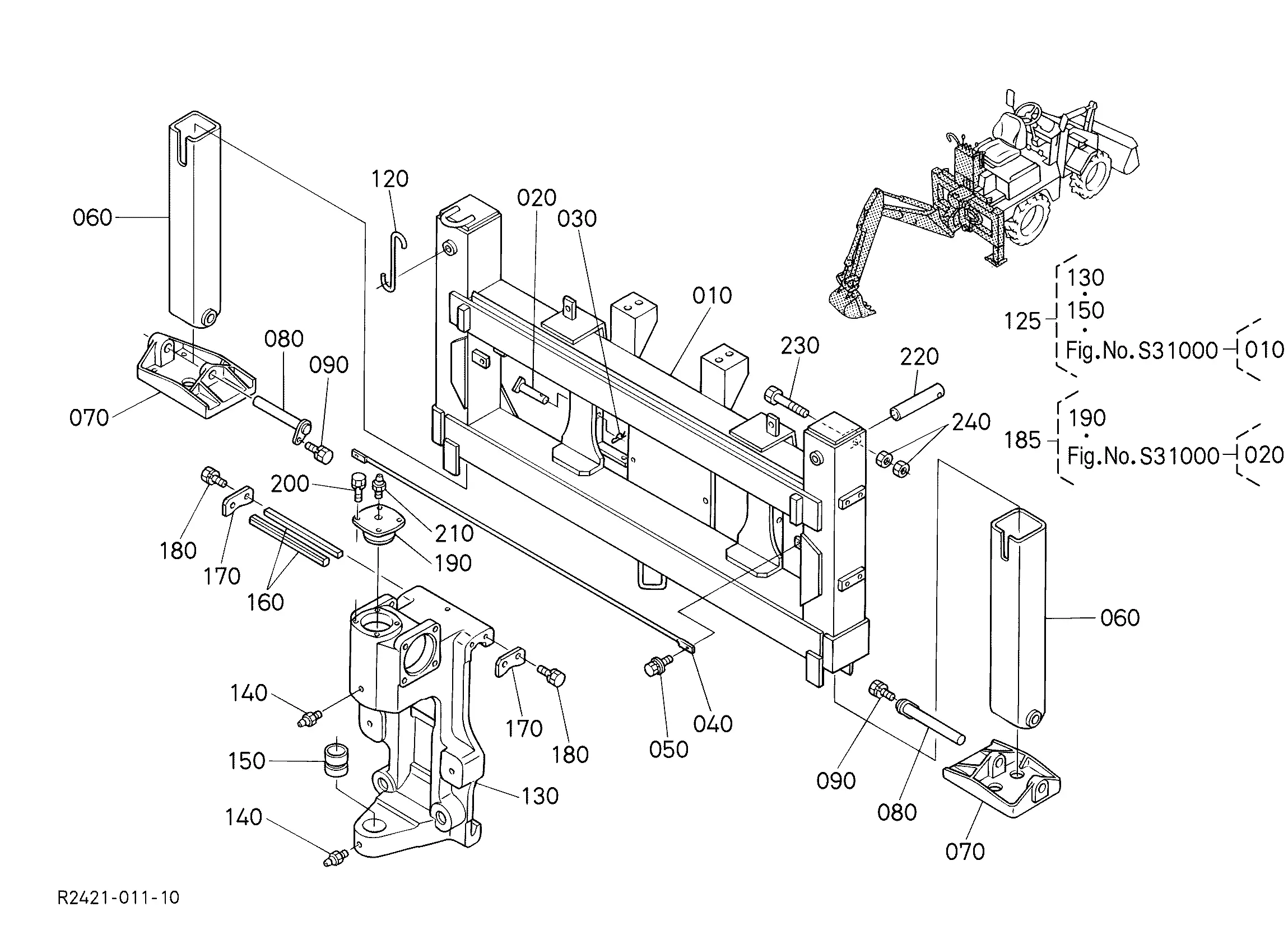 kubota r520s parts diagram