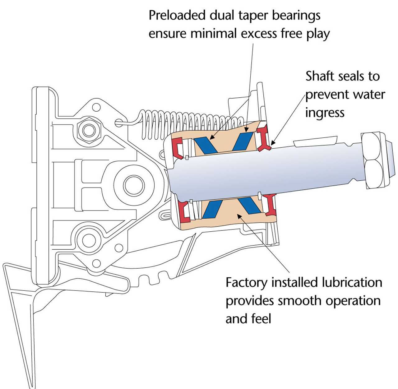 seastar steering parts diagram