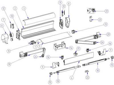 fiamma f45 awning spare parts diagram