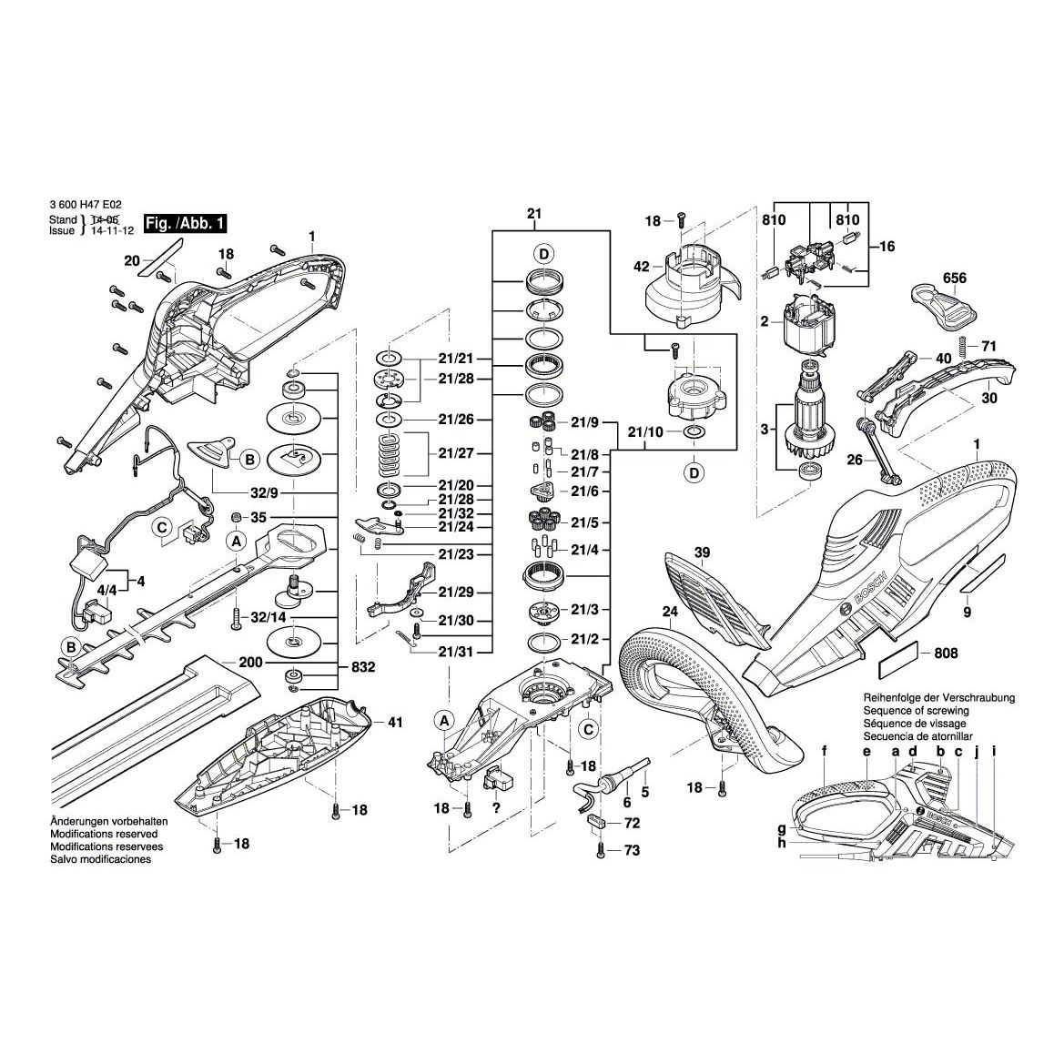 bosch 4100 parts diagram