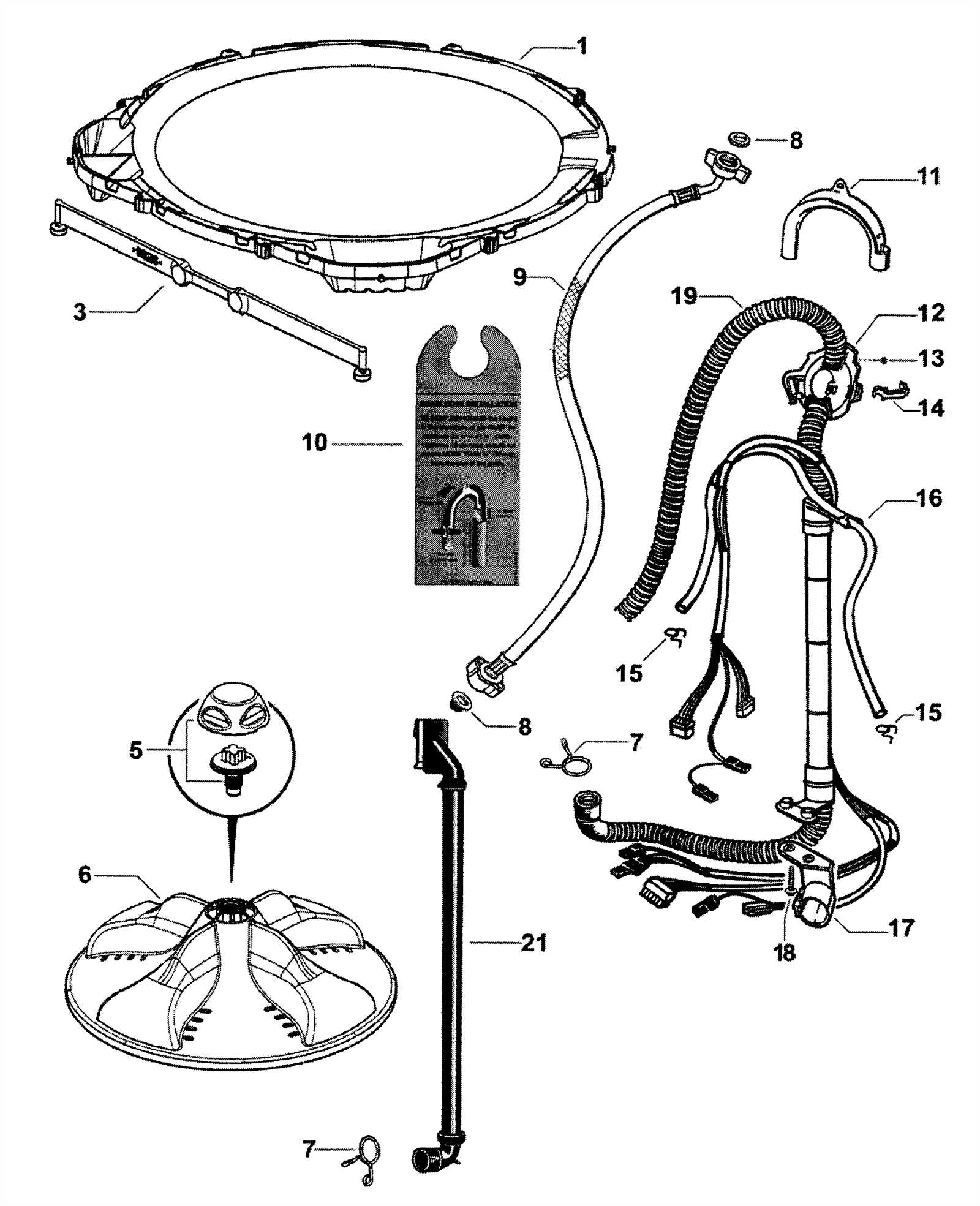 fisher & paykel washing machine parts diagram