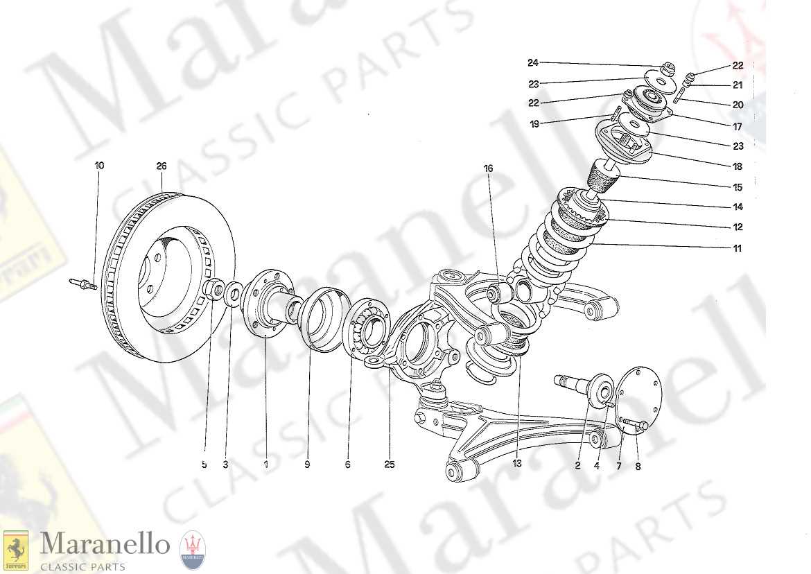 front end car parts diagram