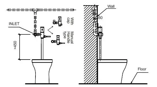 commercial toilet parts diagram