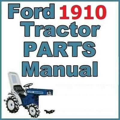 ford 1910 tractor parts diagram