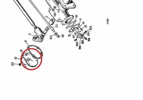 ford 5000 steering parts diagram