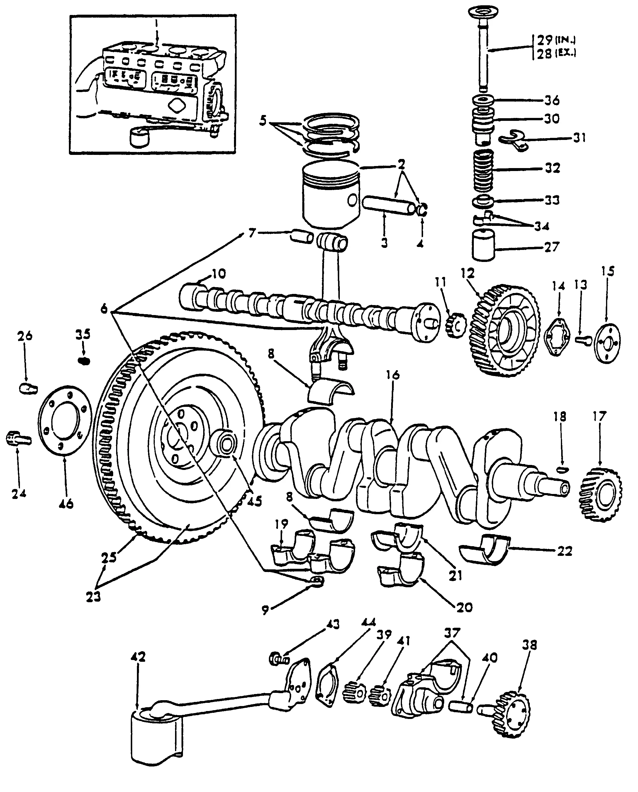 ford 8n parts diagram