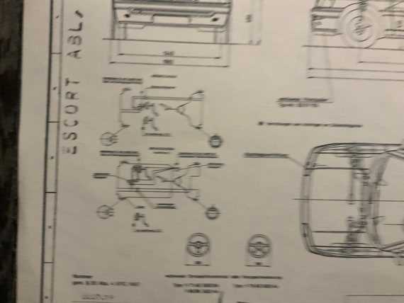 ford escort parts diagram