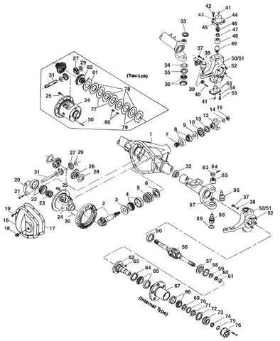 ford f350 4x4 front end parts diagram