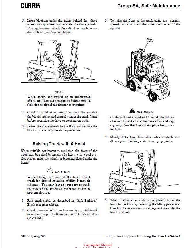 forklift hydraulic system clark forklift parts diagram