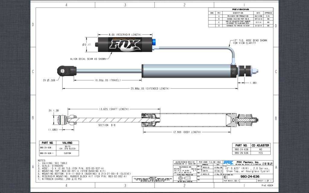 fox 2.0 shock parts diagram