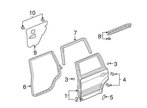 2007 honda pilot parts diagram