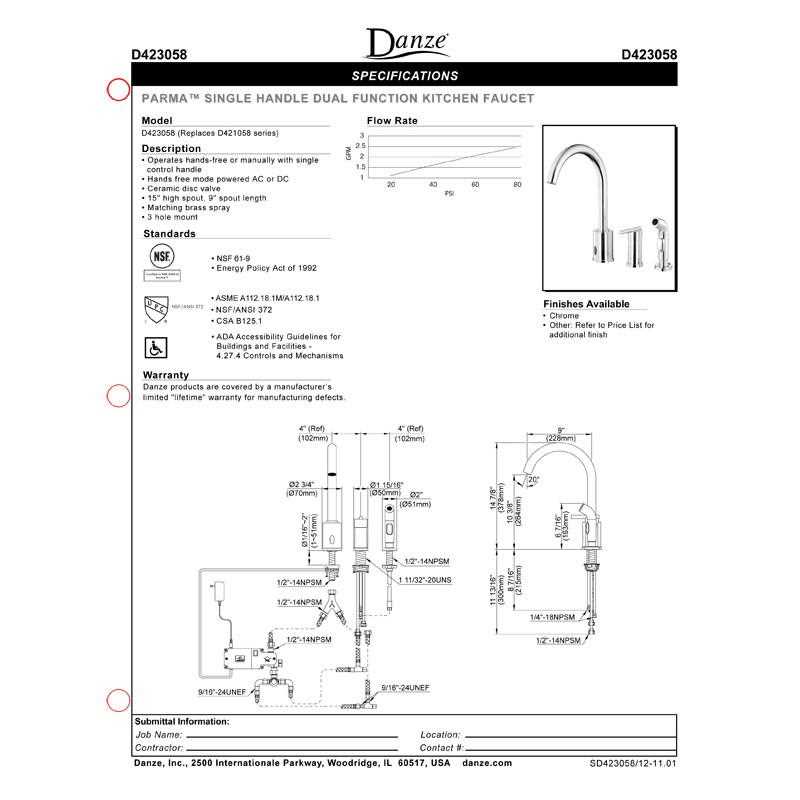 delta single handle kitchen faucet parts diagram