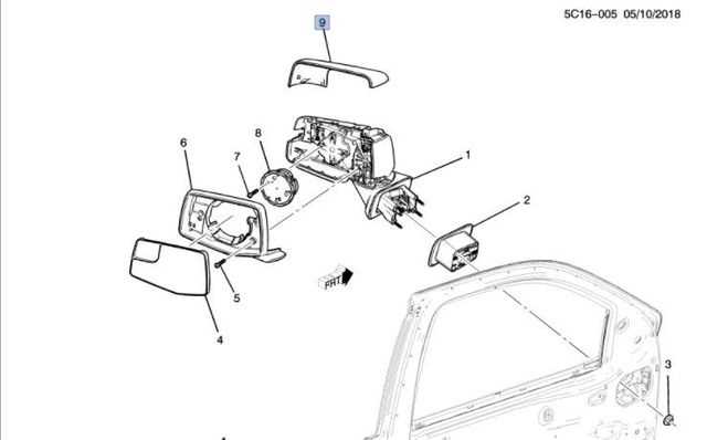 chevy silverado door parts diagram