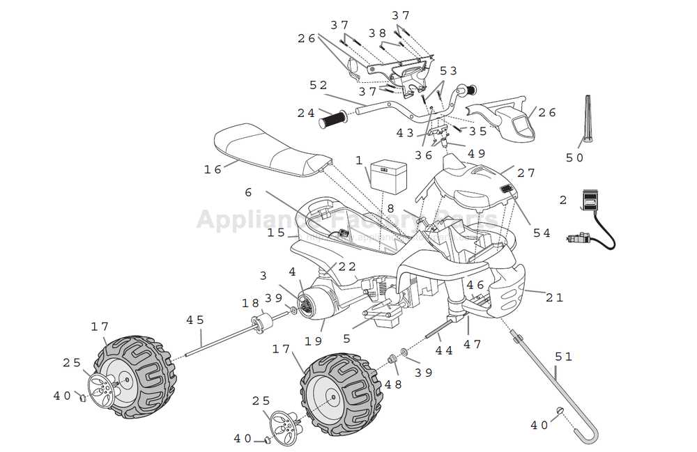 power wheels f150 parts diagram