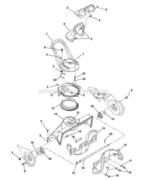 ariens snowblower parts diagram