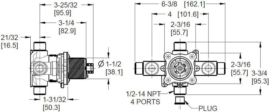 price pfister shower valve parts diagram