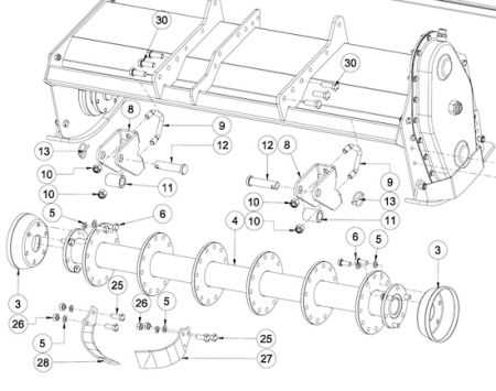 land pride tiller parts diagram