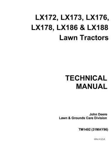 john deere lx188 parts diagram