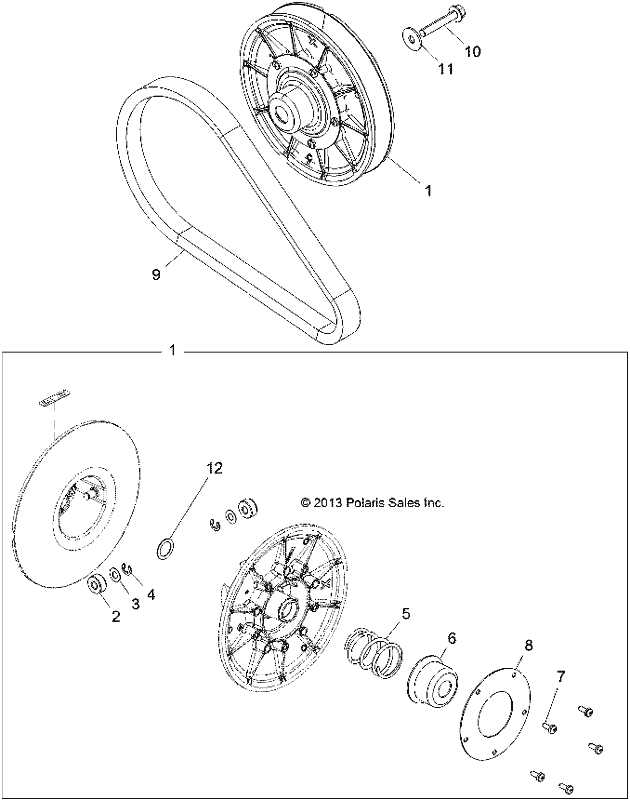 2013 polaris ranger parts diagram