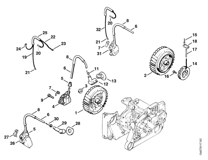 stihl 660 parts diagram