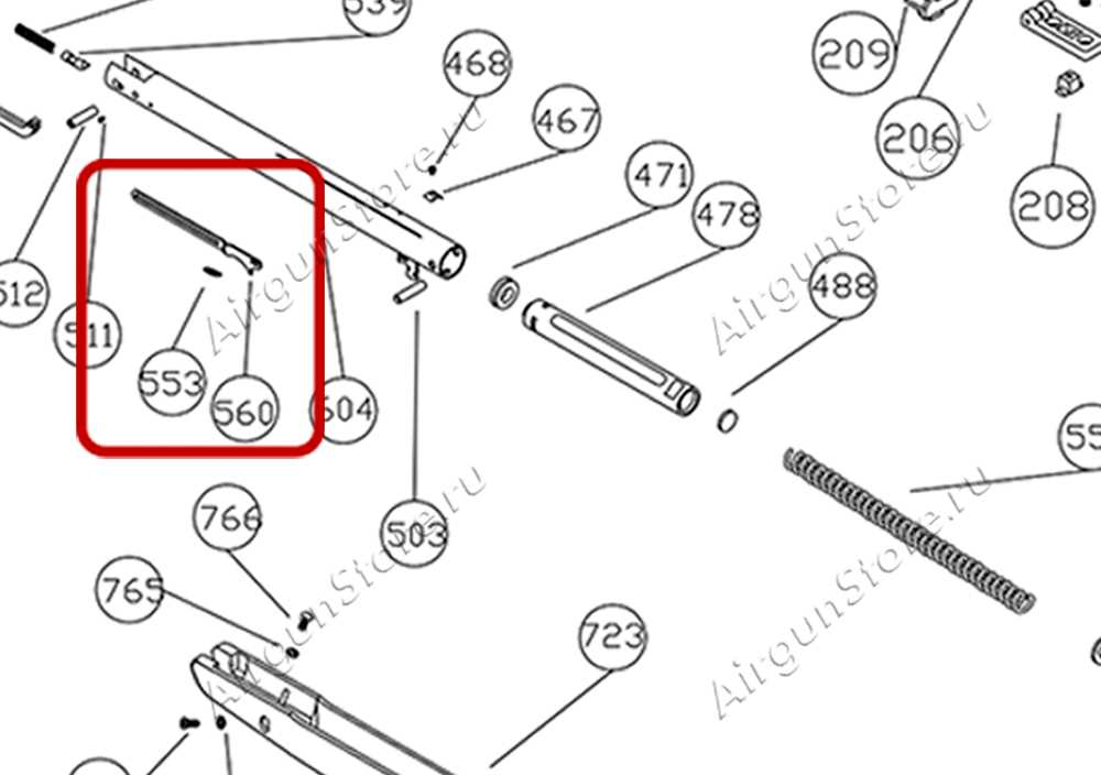 air arms s510 parts diagram