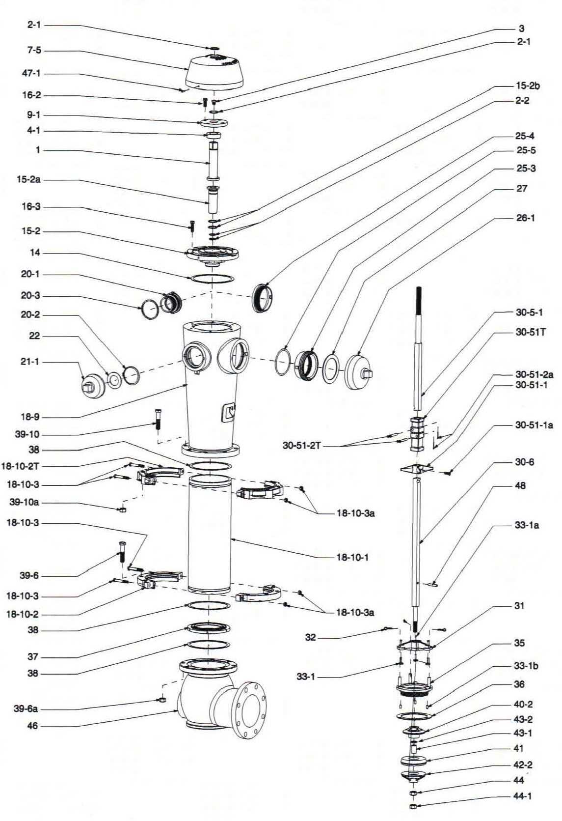 waterous fire hydrant parts diagram