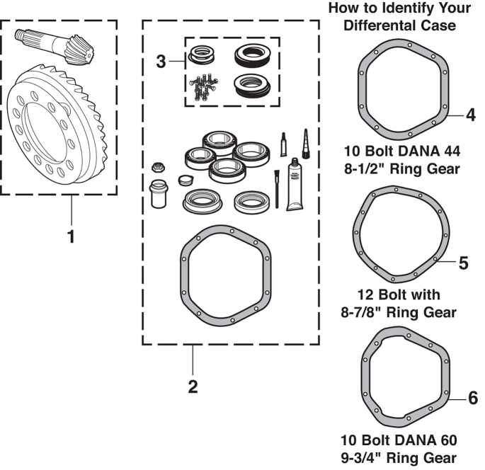 gm 10 bolt rear end parts diagram