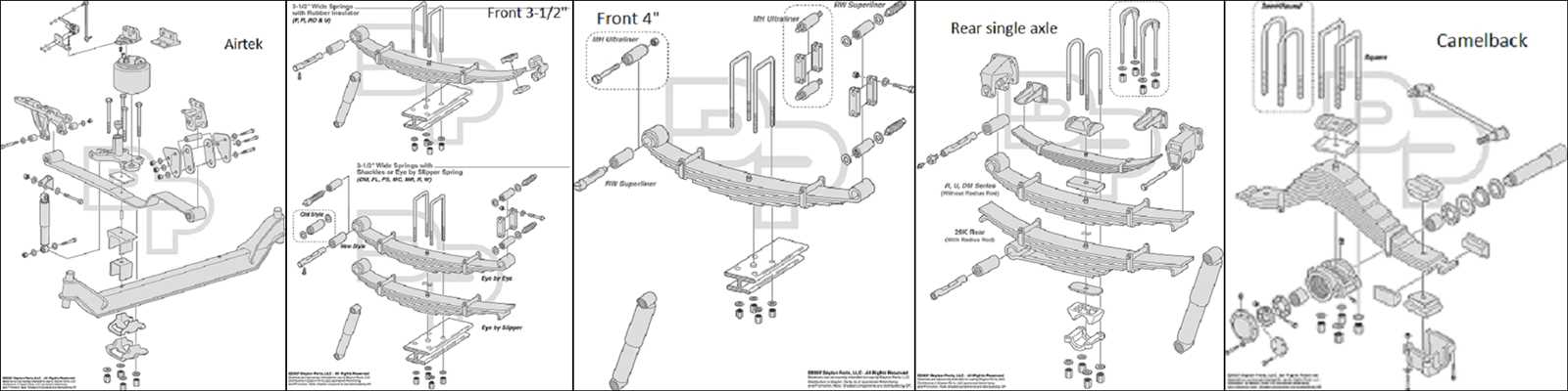 truck suspension parts diagram