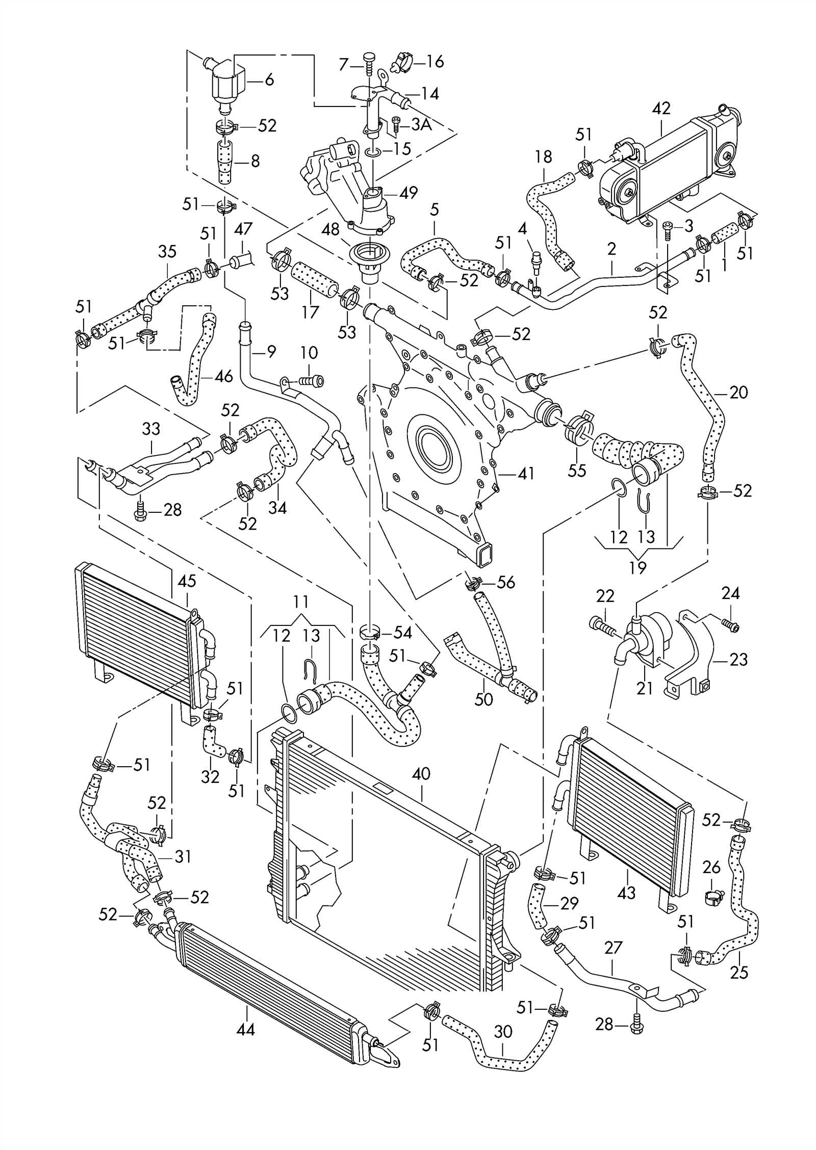 audi engine parts diagram