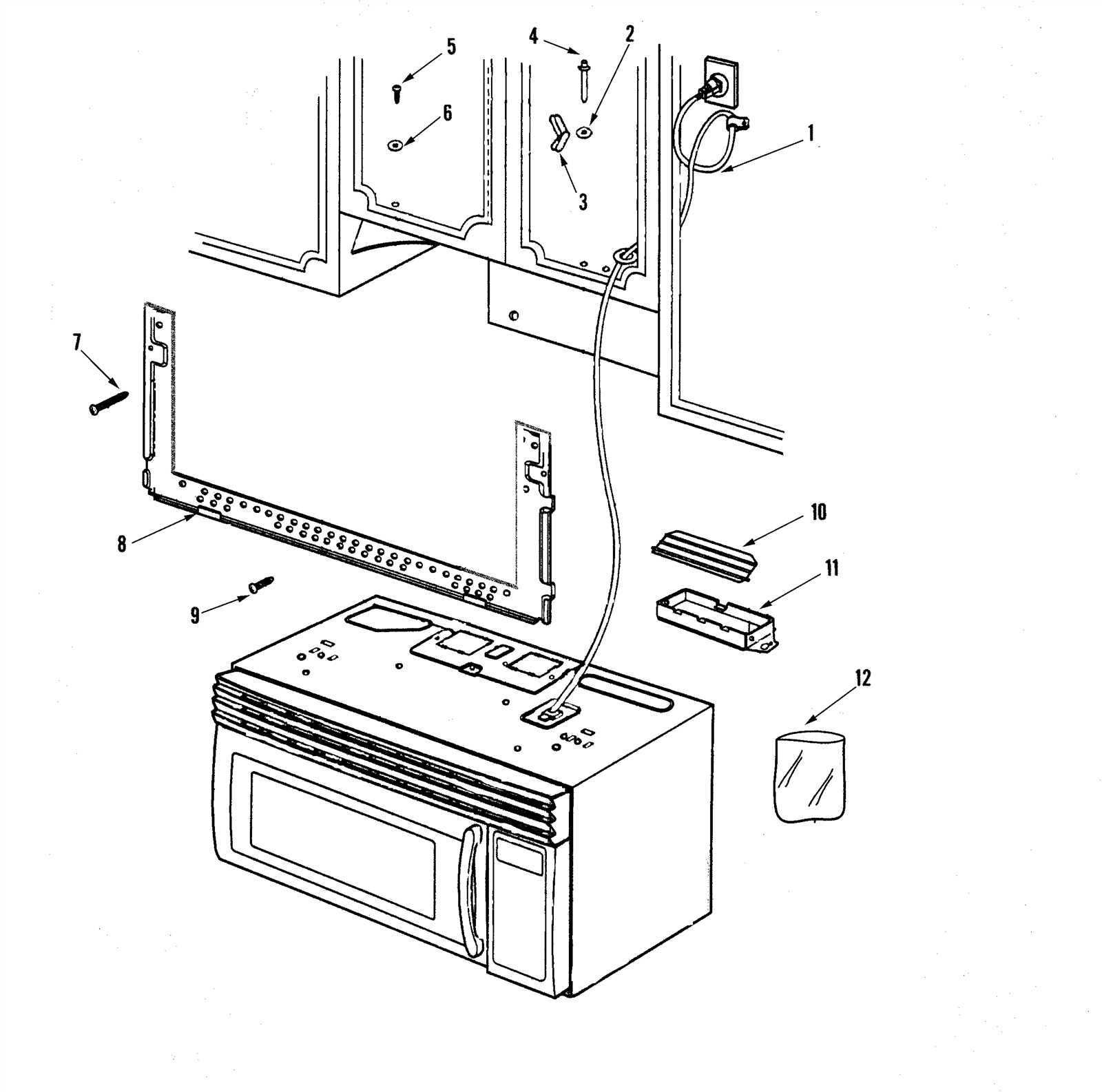 maytag microwave parts diagrams